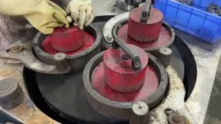 Tungsten carbide seal rings surface lapping processing